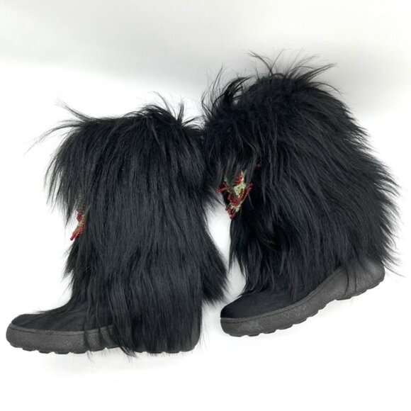 PAJAR Fur Boots Women Size 36 - Picture 4 of 10
